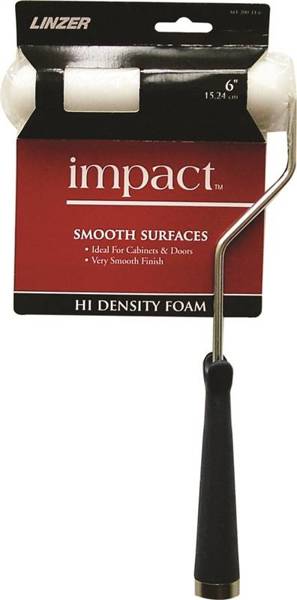 Linzer Products MT 200-11 Paint Roller 6 In 1/4 In Foam Cover with Frame