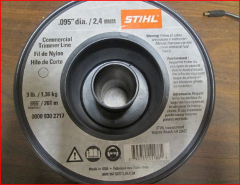 STIHL SOUTHEAST INC 0000 930 2717 Round String Line 856 Ft Lawncare Accessory