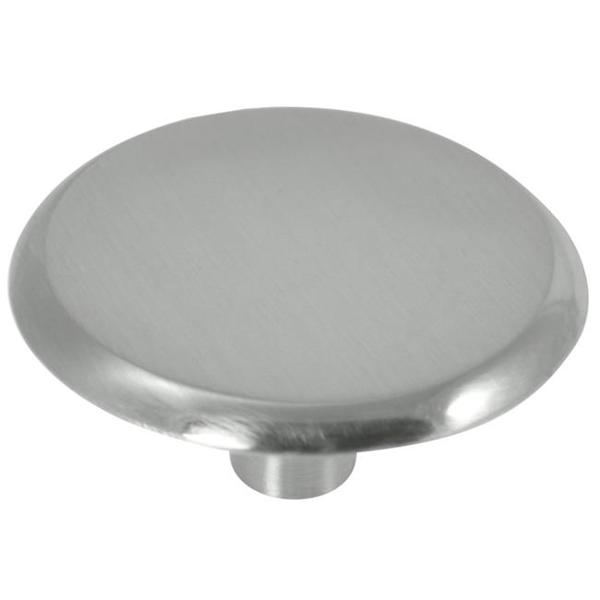 Laurey 20259 Modern Knob Cabinet Pull 1-1/2 In Satin Nickel