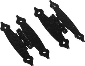 21114 Flushmount H-Hinge Black