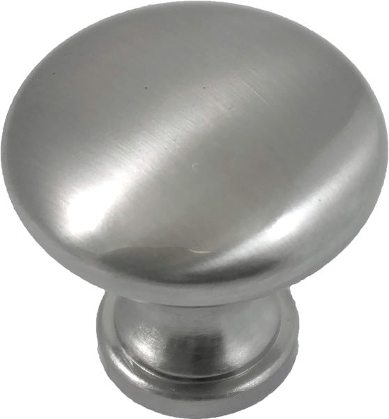 Laurey 54628 Hollow Steel Knob 1-3/8 Inch Nickel