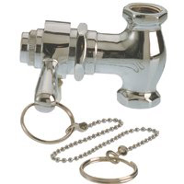 B&K Industries 126-006LT Shower Valve Brass Body Self Closing Chrome