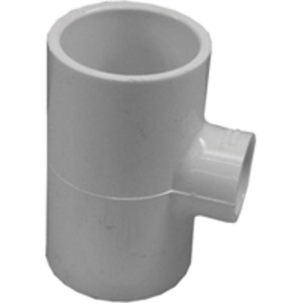 Genova Products 435802 PVC Reducing Slip Sch 40 Pipe Tee 1-1/2 X 1-1/2 Red