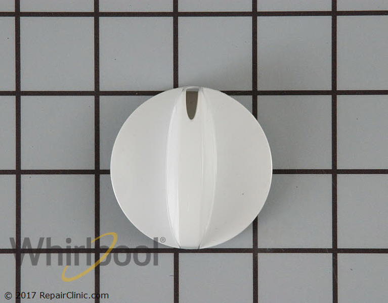 Whirlpool WP9761962 Control Knob White