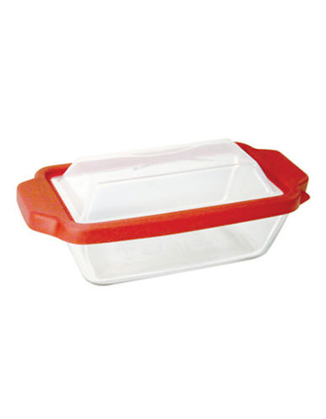 Anchor Hocking 91961 Loaf Pan 1.5 Qt With Lid Clear TrueFit