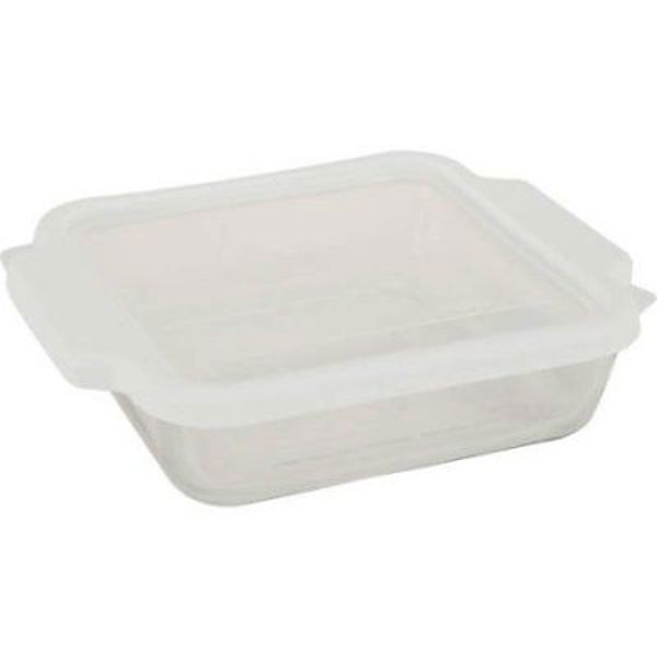 Anchor Hocking 91769L20 Square Baking Dish 8 In Glass with Teal TrueFit Lid