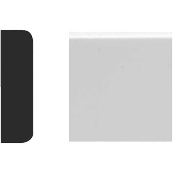 Royal Building Products Screen Bead Trim Moulding White PVC