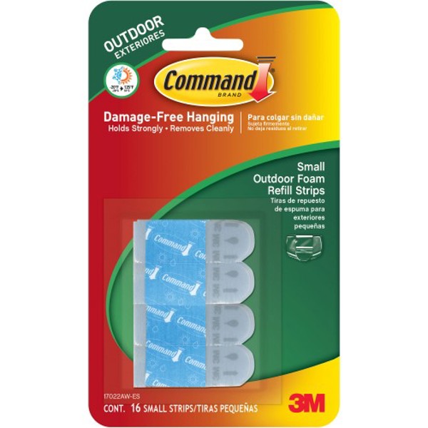 3M 17022AW-ES Command Small Foam Strip Refills
