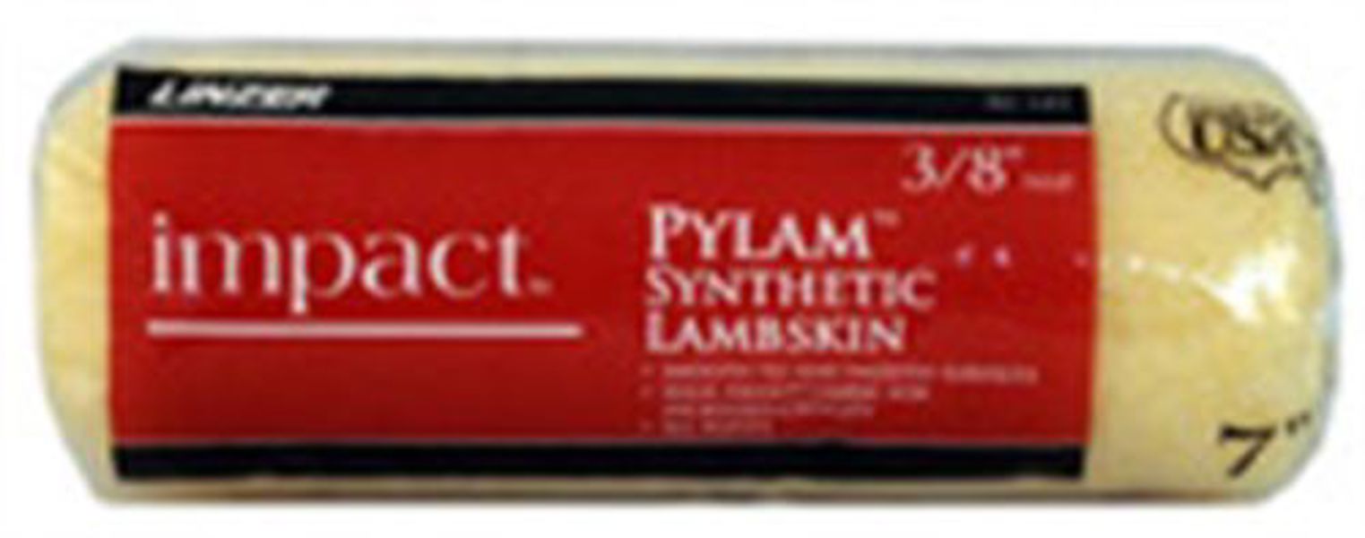 Linzer Products RC143 Synthetic Roller Cover 7 In 3/8 Nap Lambskin Impact Pylam