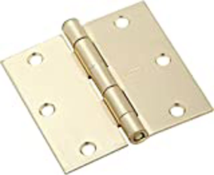 National Hardware N830-230 Door Hinge Steel Brass
