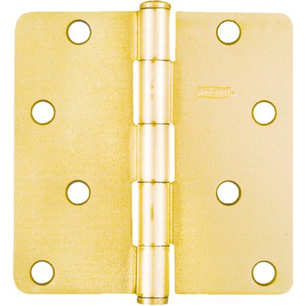 National Hardware N830-228 Door Hinge Removable Pin Satin Brass