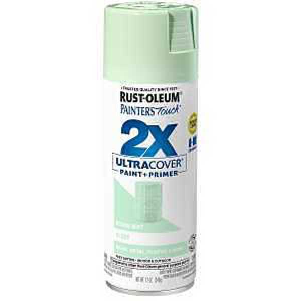 Rust-Oleum 334053 Gloss Spray Paint 12 Oz Ocean Mist 2X Ultra Cover General Purpose