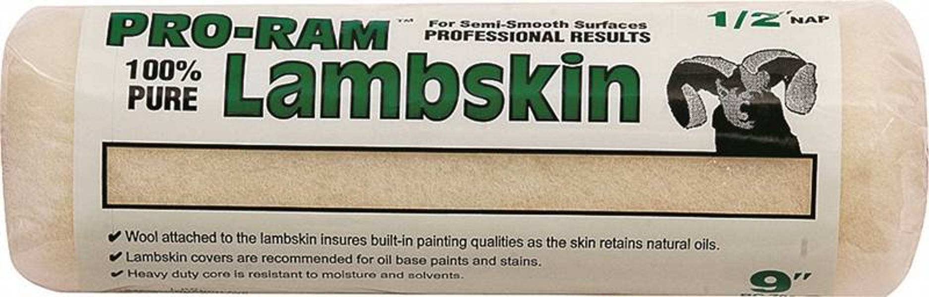 Linzer Products RC700 Lambskin Roller Cover 9 In 1/2 In Nap