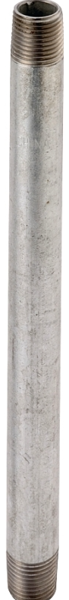 ProSource GN2X48-S Galvanized Pipe Nipple 48 In Seamless Steel 2 Long