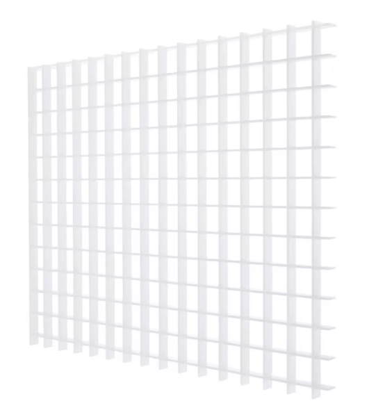 Plaskolite Inc 1199233A Lighting Panel 23-3/4 X 47-3/4 In Egg Crate White