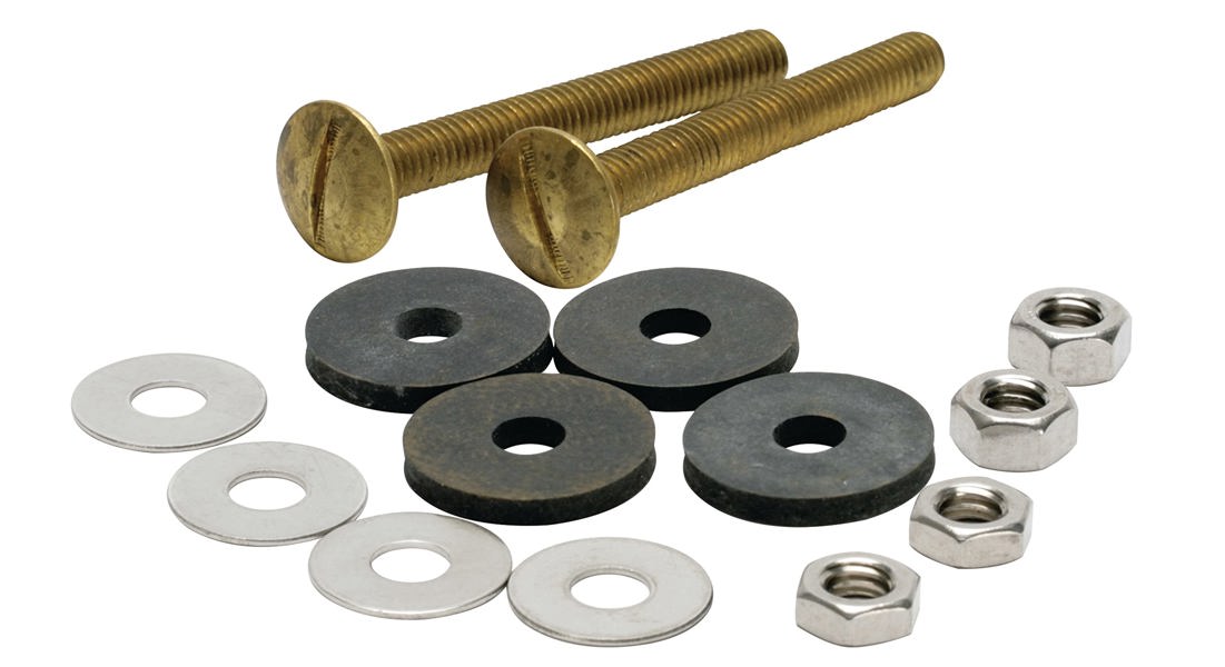 Fluidmaster Inc 6101 Bolt Tank to Bowl 2-3/4 In Solid Brass for Use with Rocking Toilet