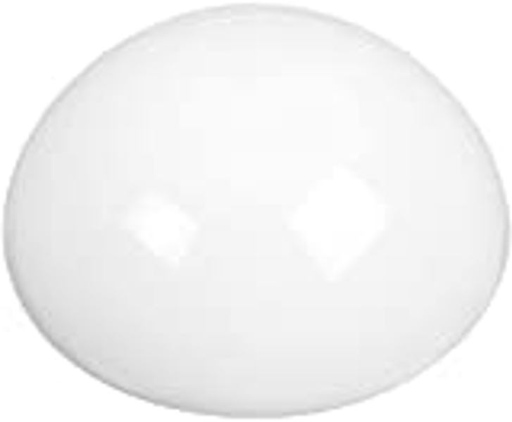 National Hardware N213-561 Door Stop 1 1/8 In Projection Plastic White