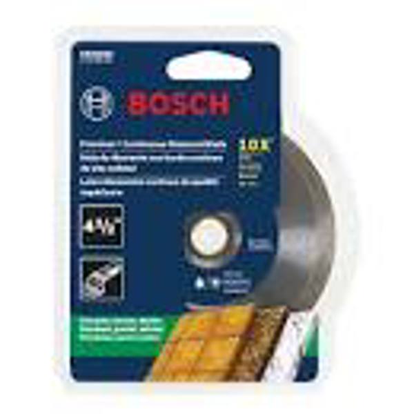 BOSCH DB4566 Premium Plus Continuous Rim Diamond Blade 4-1/2 In for Clean Cuts