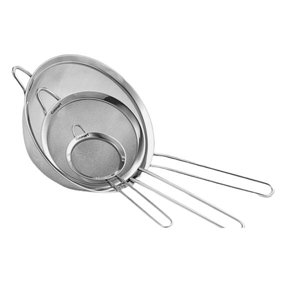Cuisinart/Waring CTG-00-3MS 3 Piece Mesh Strainer Set