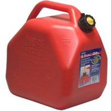 Lawn mower fuel container