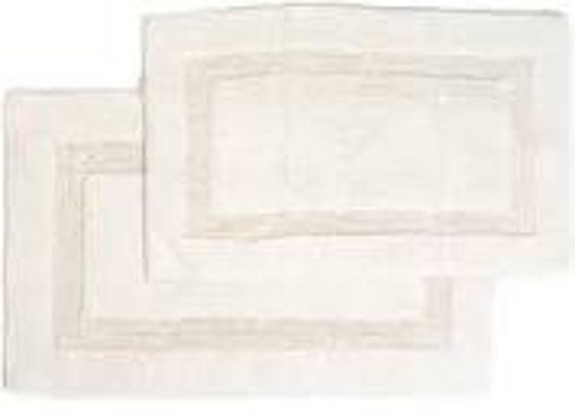 Log Cabin Rug 21 In x 34 In Ivory Plush Deco
