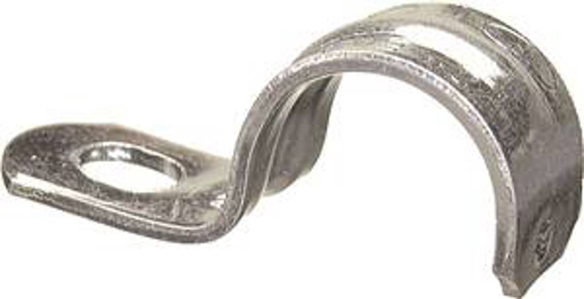 Halex Company 96152 Conduit Strap 1 Hole 3/4 In EMT Steel Galvanized Bag of 4