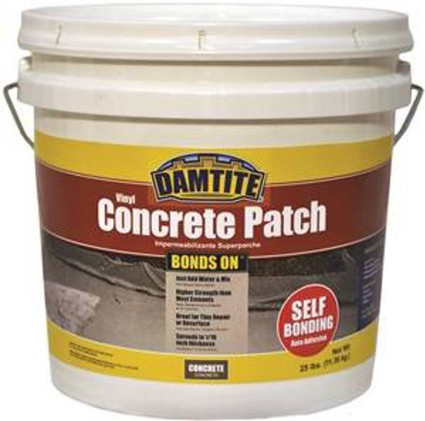 DamTite Waterproofing 04025 Concrete Patch 25 Lb Gray