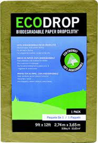 Trimaco 02101 Professional Grade Drop Cloth 9x12 Tan
