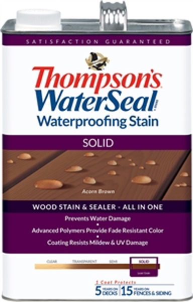 Thompsons TH.093301-16 Waterproof Stain 1 Gal Chestnut Brown