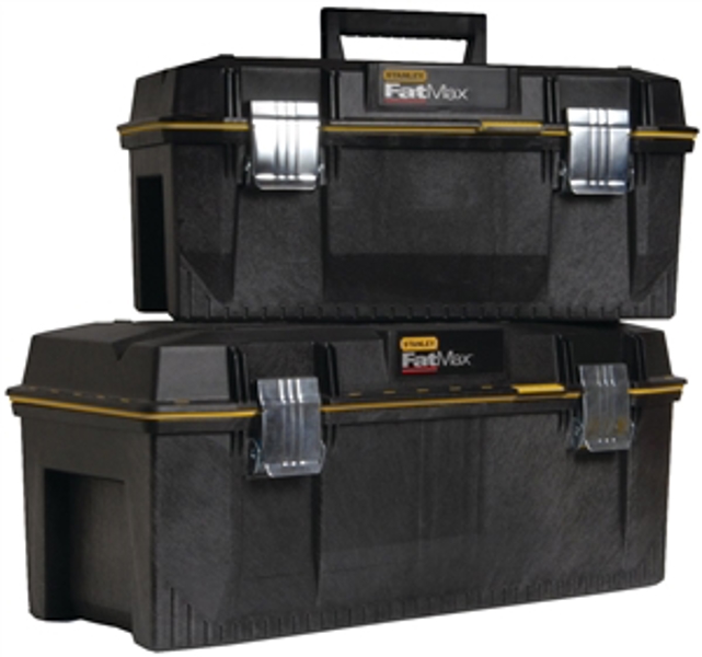 STANLEY 028001L Structural Foam Tool Box 9.2 Gal Capacity Water Resistant Black 12.48 In x 22.62 In x 11.31 In