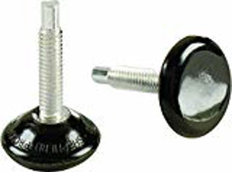Shepherd Hardware 9444 Adjustable Furniture Glide 1-1/4 Inch Phenolic Base Black