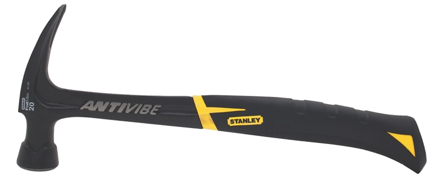Stanley Tools 51-165 Nailing Hammer 20 Oz Rip Claw Steel Oversized Strike Head