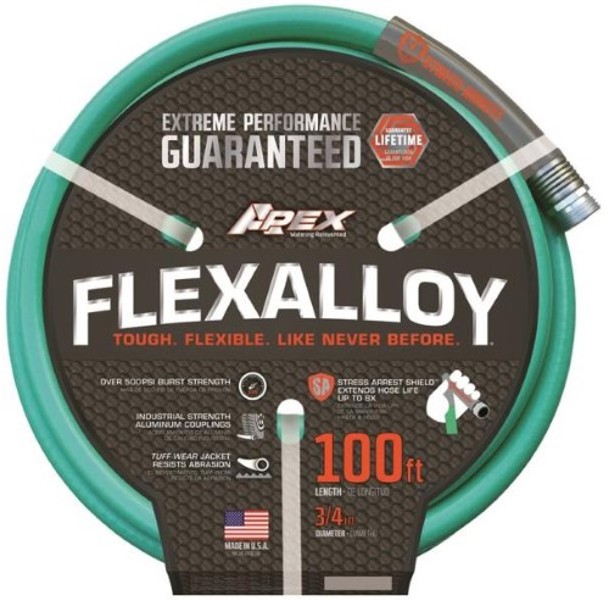 Teknor Apex Co. 9550-100 Garden Hose 3/4 In 100 Ft Flexalloy
