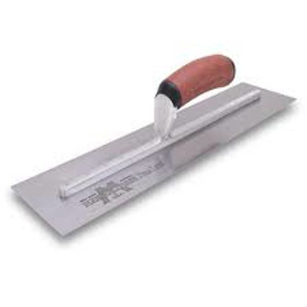Marshalltown 13399 Trowel 14x4 In Stainless Steel Curved Durasoft Handle