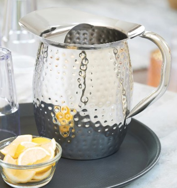 Winco WPB-3CH Bell Pitcher 3 Qt Stainless Steel