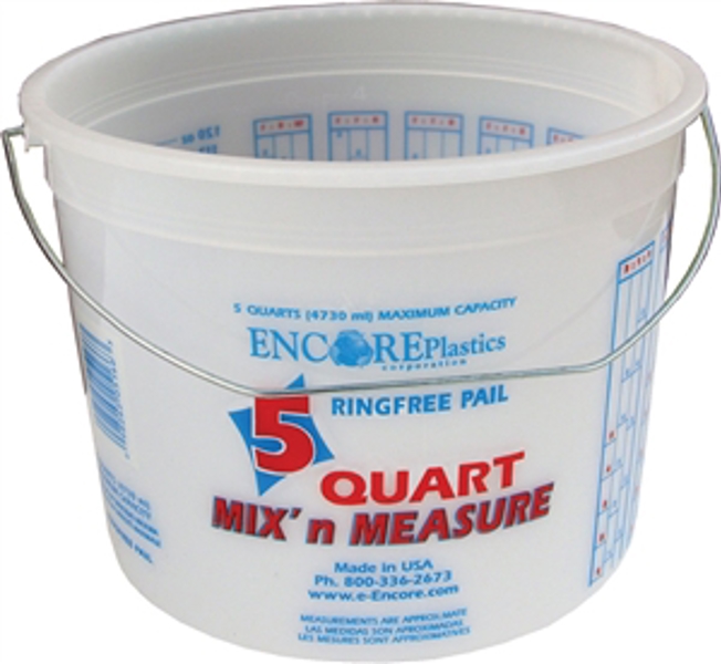 80900LID LEAKTITE 05166 / 1123068 Paint Container 5 Qt Plastic with Wire Handle