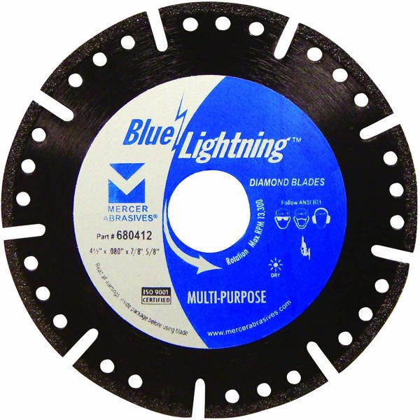 Mercer Abrasives 680412 Multi-Purpose Diamond Blade