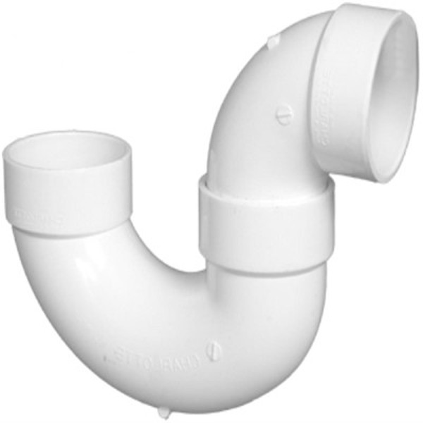 IPEX USA LLC-CANPLAS 78530 P-Trap PVC Sch 40 3 In Hub White