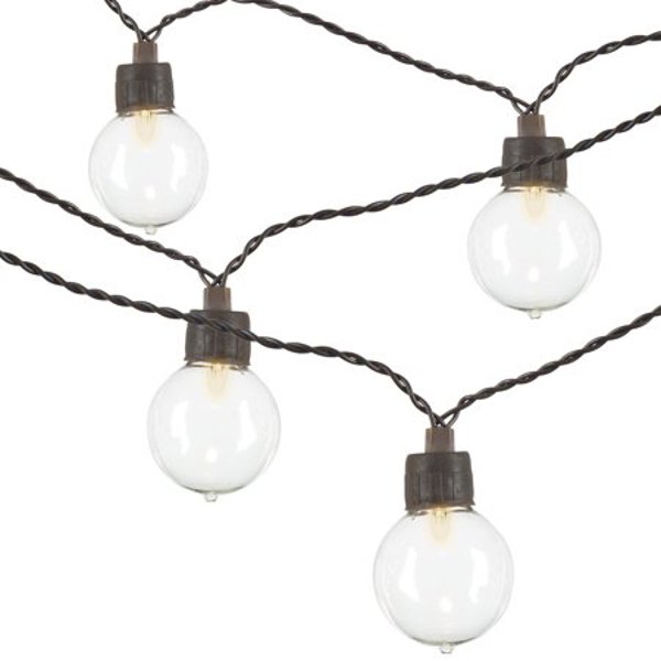 Gerson Company 92881 Solar Light String 12 Foot Long 20 Bulbs Patio Lights