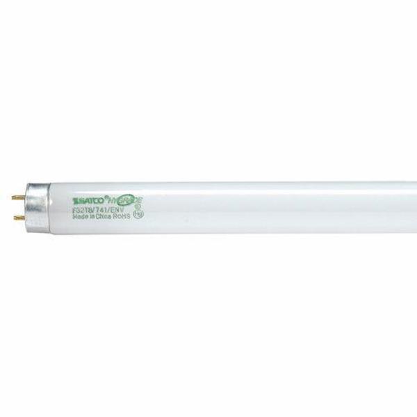 Satco S8427 Fluorescent Tube 32W T8 3500K Neutral White 85 CRI Medium Bi Pin Base