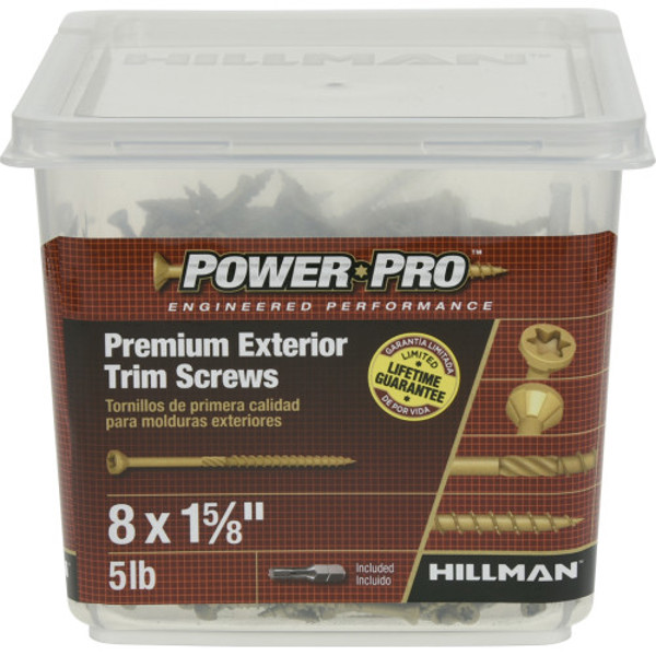 Hillman Group 48635 Trim Screw 5 Lb 1-5/8 In