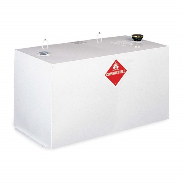Delta Consolidated 484000 Steel Storage Container 100 Gal White