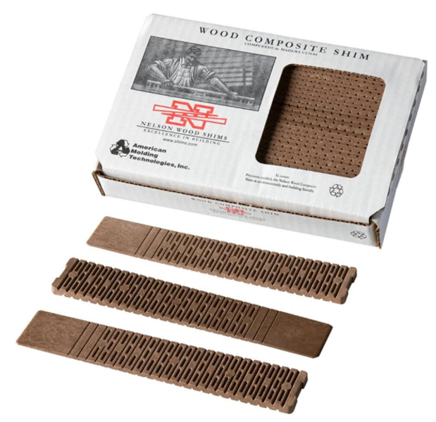 Nelson Wood Shims WC8 / 32 / 15/50 Composite Shim 8X1-1/2 32 Counts