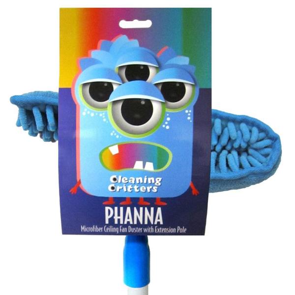 Ettore 32001 Ceiling Fan Duster with Extension Pole Microfiber