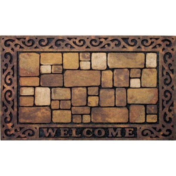 Apache Mills 732-4001F Welcome Doormat 18x30