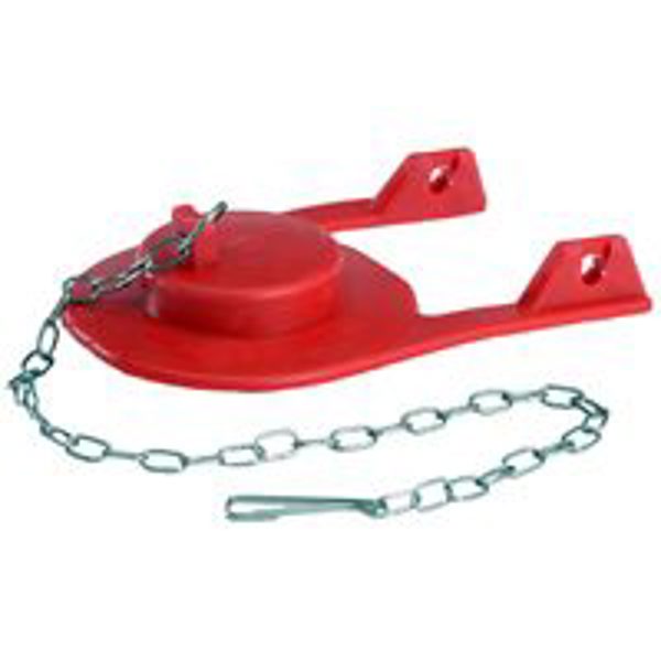 Korky 2010BP Toilet Flapper Replacement Rubber Red