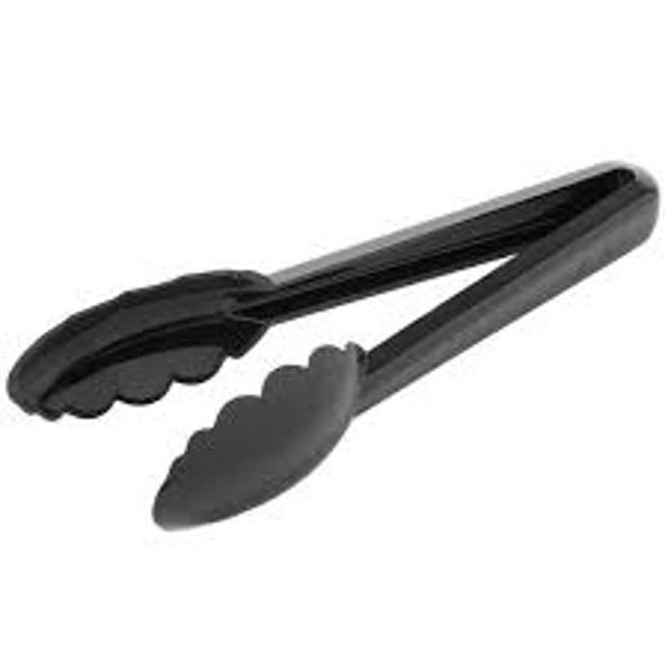 Mercer Culinary M35100BK Utility Tongs 9-1/2 In Black