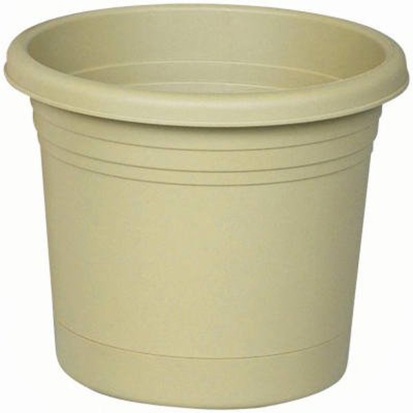 Southern Patio RR1012OG Planter with Saucer 10 In Sage Rolled Rim