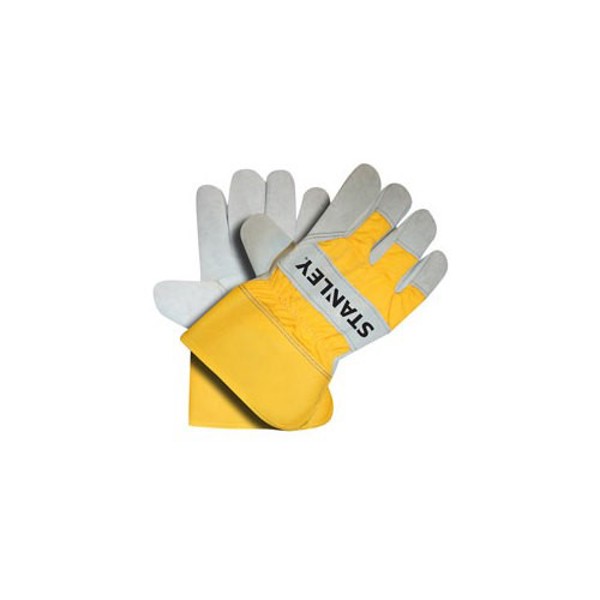 Cordova Gloves S73111L Large Leather Gloves with Yellow Canvas Palm