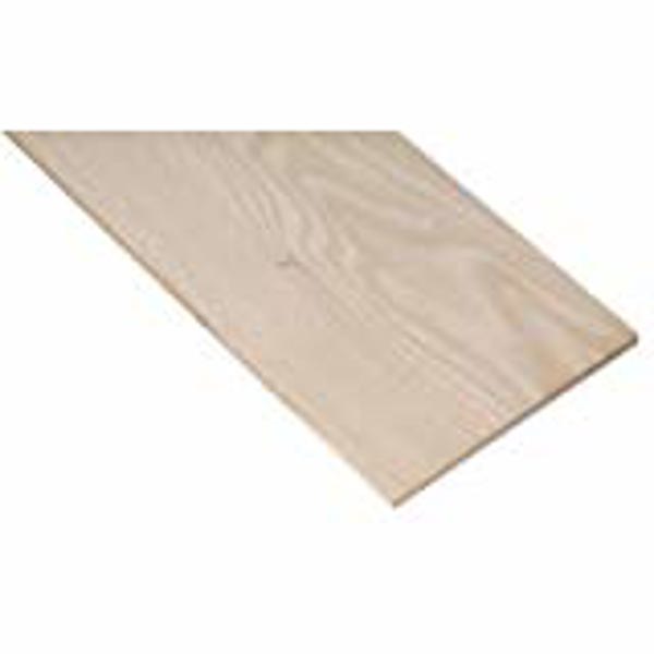 WADDELL MFG CO PB19417 Project Board 1/2 In x 3 In x 4 Ft Poplar